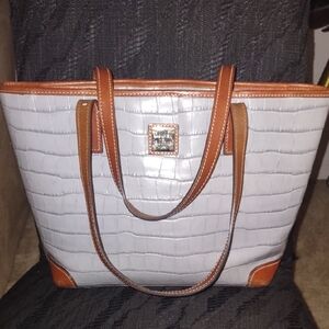 Dooney & Bourke Tote Bag Grey and Brown